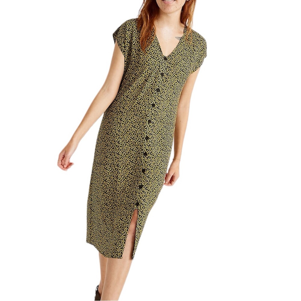 Madewell Easy Midi Dress in Bitsy Floral